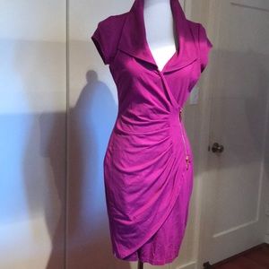 Cache dress plum color, nice style